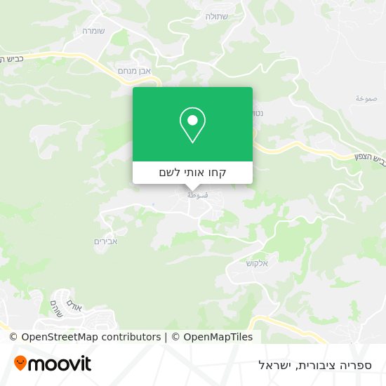 מפת ספריה ציבורית