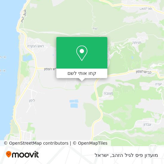 מפת מועדון פיס לגיל הזהב