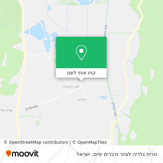 מפת נורית גלריה לציור ודברים יפים