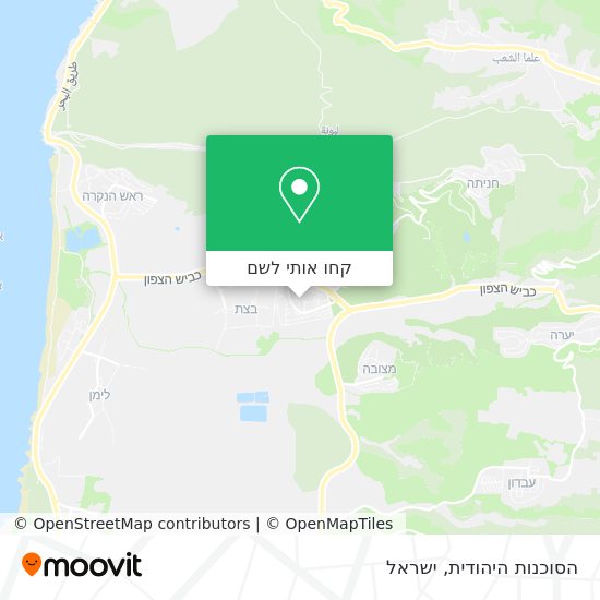 מפת הסוכנות היהודית