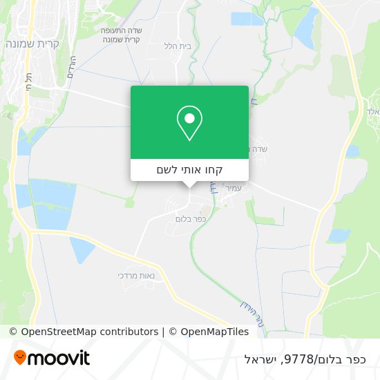 מפת כפר בלום/9778