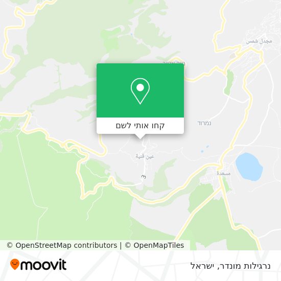 מפת נרגילות מונדר