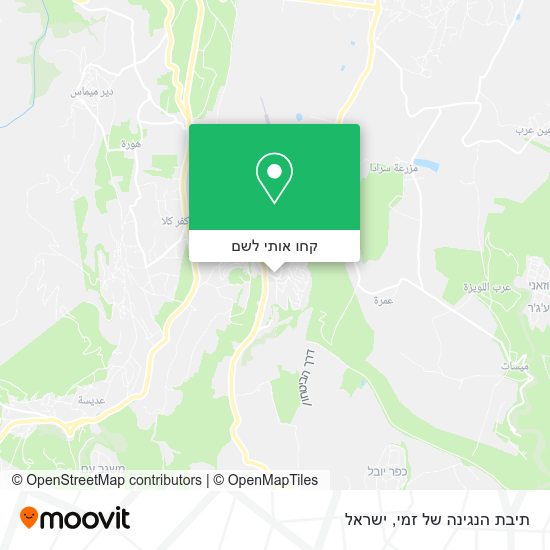 מפת תיבת הנגינה של זמי