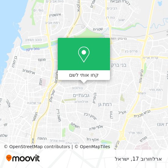 מפת ארלוזורוב 17