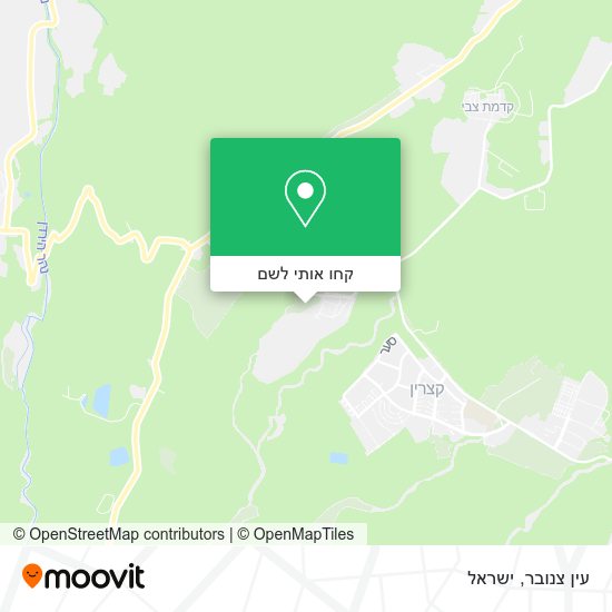 מפת עין צנובר