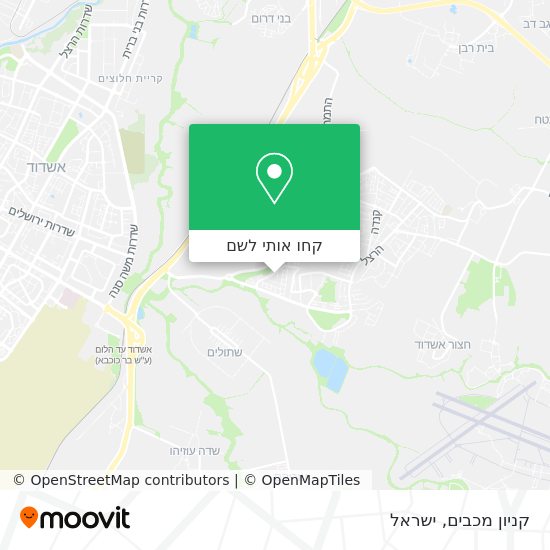 מפת קניון מכבים