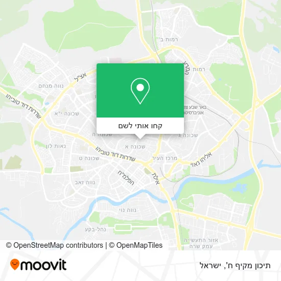 מפת תיכון מקיף ח'
