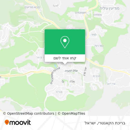 מפת בריכת הקאנטרי