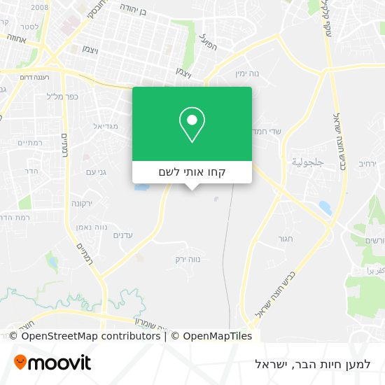 מפת למען חיות הבר