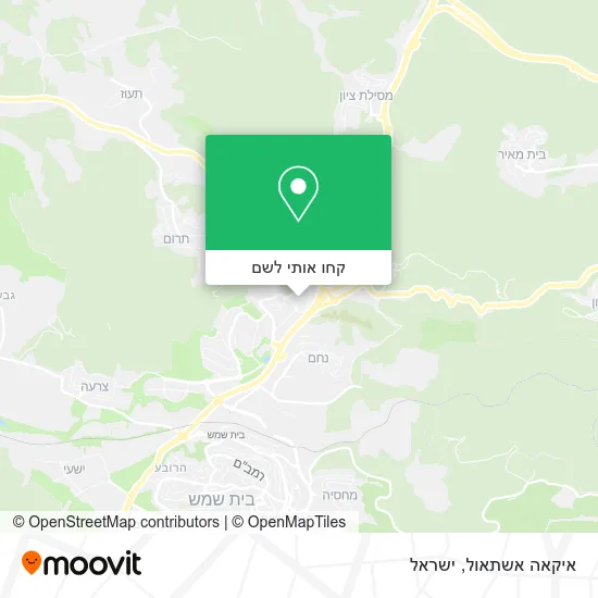 מפת איקאה אשתאול