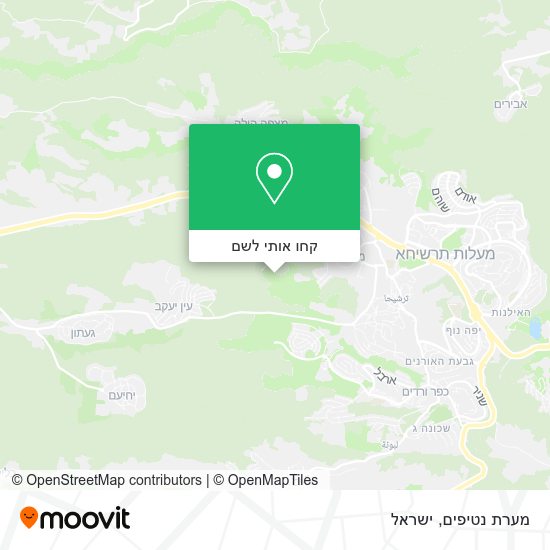 מפת מערת נטיפים