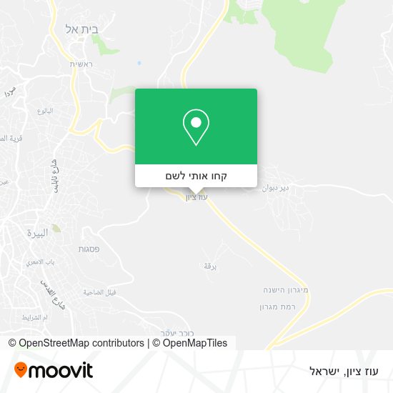 מפת עוז ציון