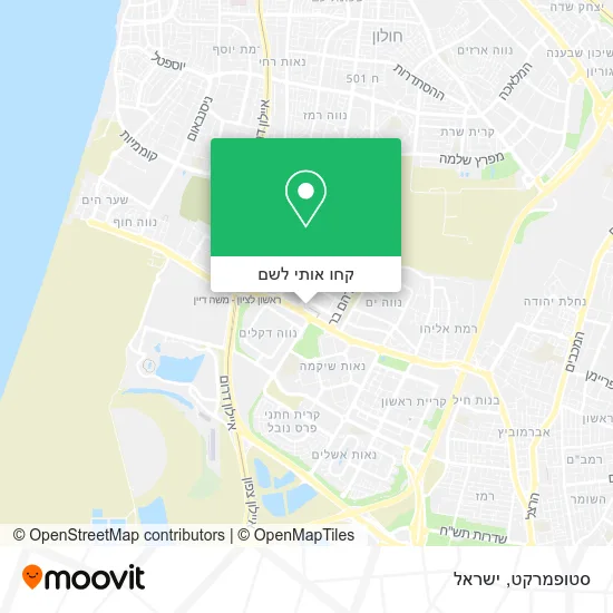מפת סטופמרקט