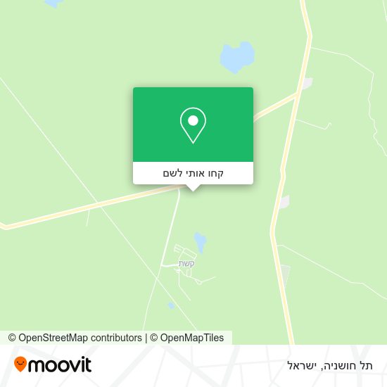 מפת תל חושניה