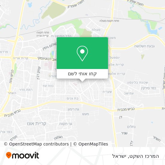 מפת המרכז השקט