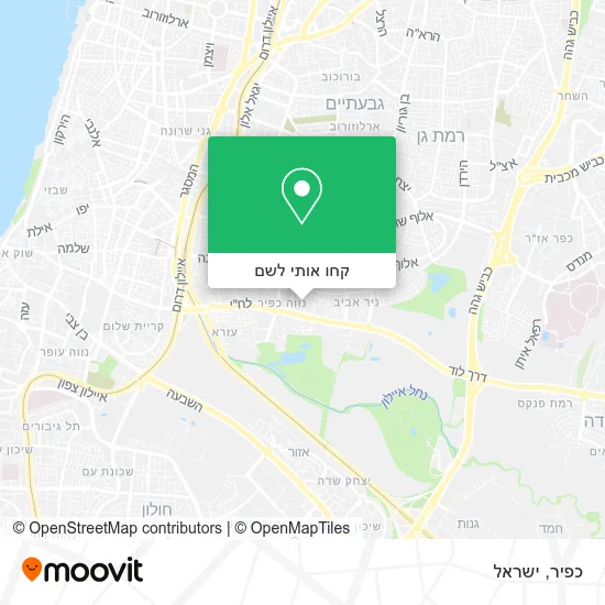 מפת כפיר