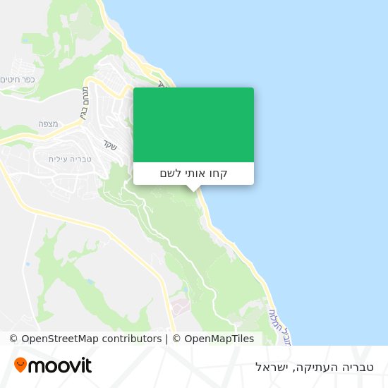 מפת טבריה העתיקה