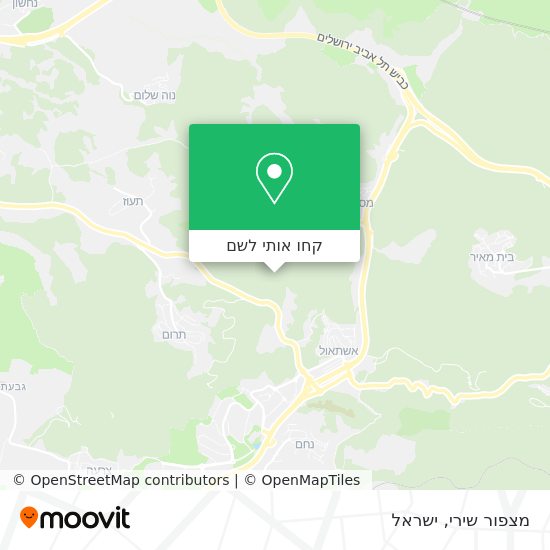 מפת מצפור שירי