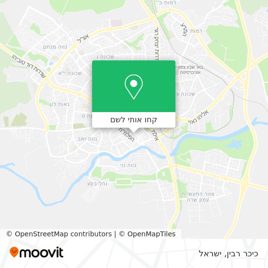 מפת כיכר רבין