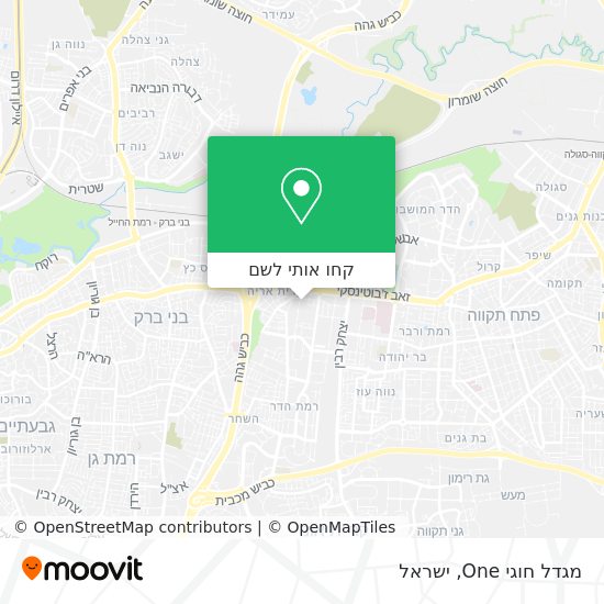 מפת מגדל חוגי One