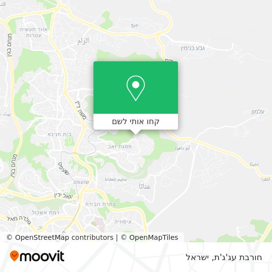 מפת חורבת עג'ג'ת