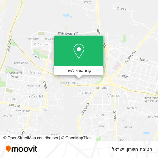 מפת חטיבת השרון