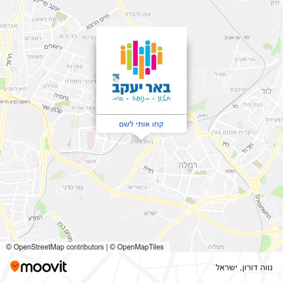 מפת נווה דורון