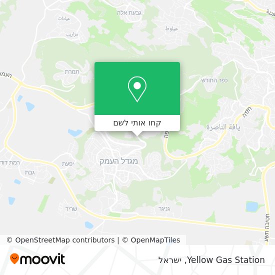 מפת Yellow Gas Station