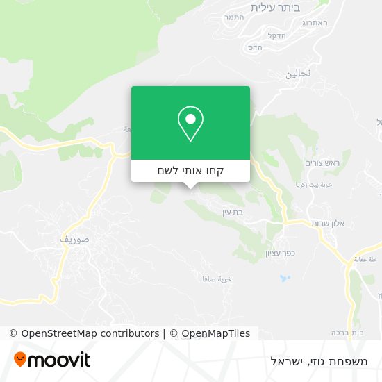 מפת משפחת גוזי