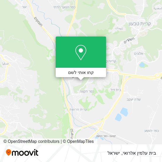 מפת בית עלמין אלרואי