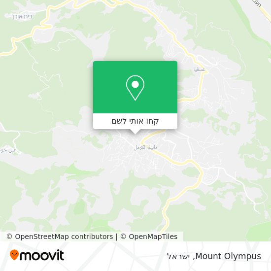 מפת Mount Olympus