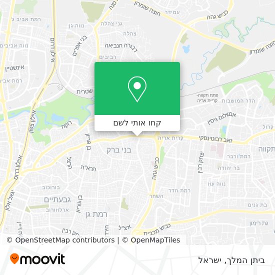מפת ביתן המלך