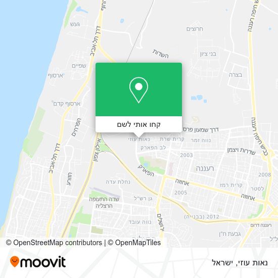 מפת נאות עוזי