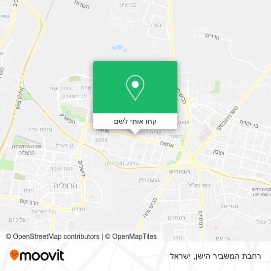 מפת רחבת המשביר הישן