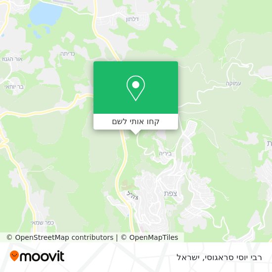 מפת רבי יוסי סראגוסי