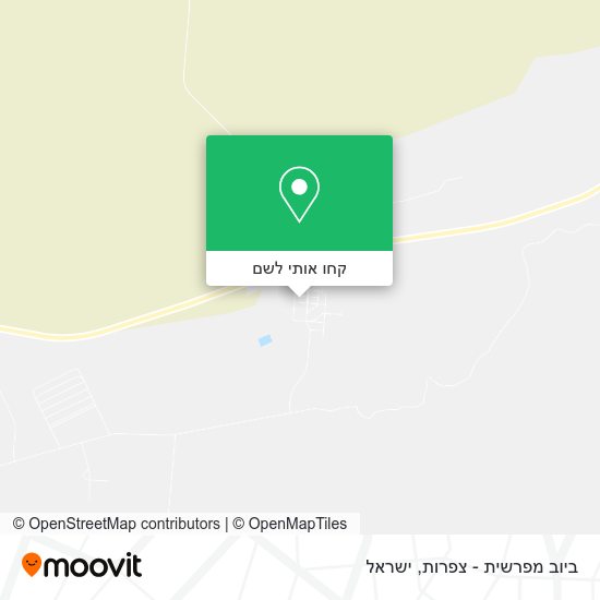 מפת ביוב מפרשית - צפרות