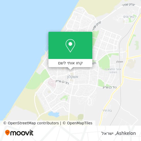 מפת Ashkelon