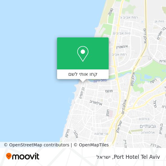 מפת Port Hotel Tel Aviv