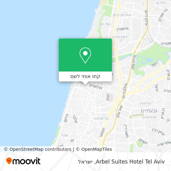 מפת Arbel Suites Hotel Tel Aviv