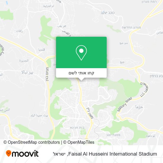 מפת Faisal Al Husseini International Stadium