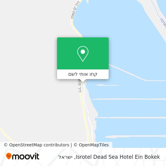 מפת Isrotel Dead Sea Hotel Ein Bokek