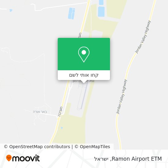 מפת Ramon Airport ETM