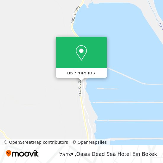 מפת Oasis Dead Sea Hotel Ein Bokek