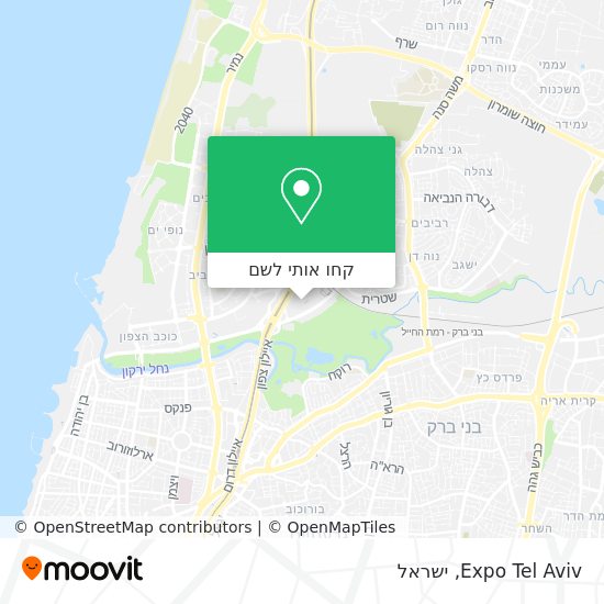 מפת Expo Tel Aviv