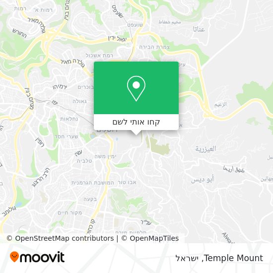 מפת Temple Mount