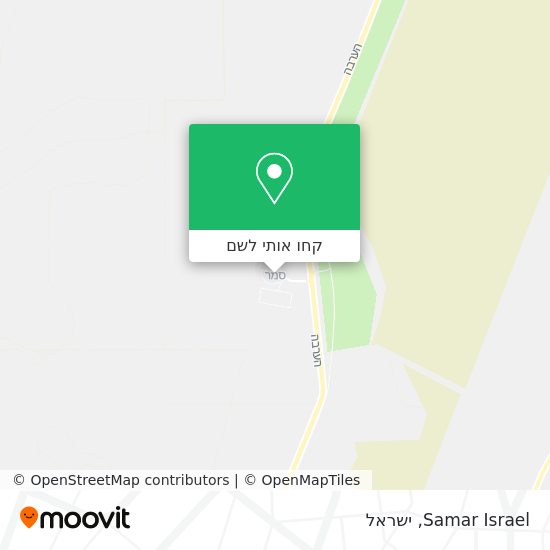 מפת Samar Israel