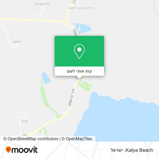 מפת Kalya Beach