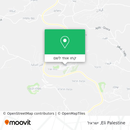 מפת Eli Palestine