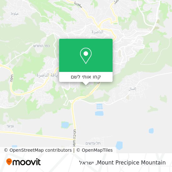 מפת Mount Precipice Mountain