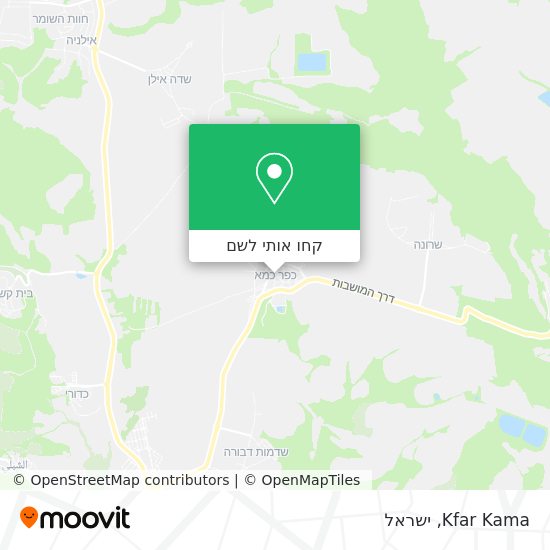 מפת Kfar Kama